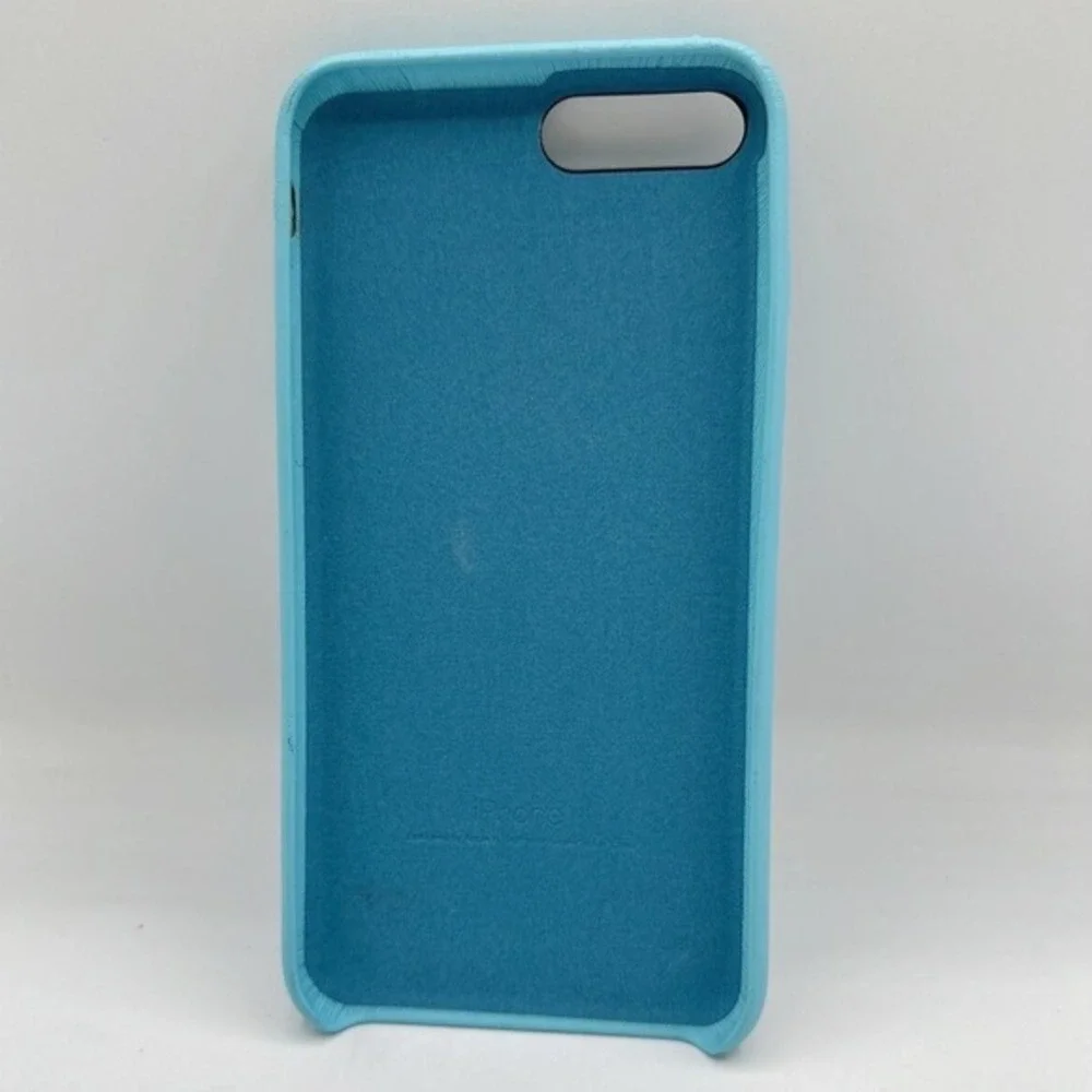 Apple iPhone 7 Plus 8 Plus Leather Case Sea Blue‎ Slim Cover Vintage Chic 33-07